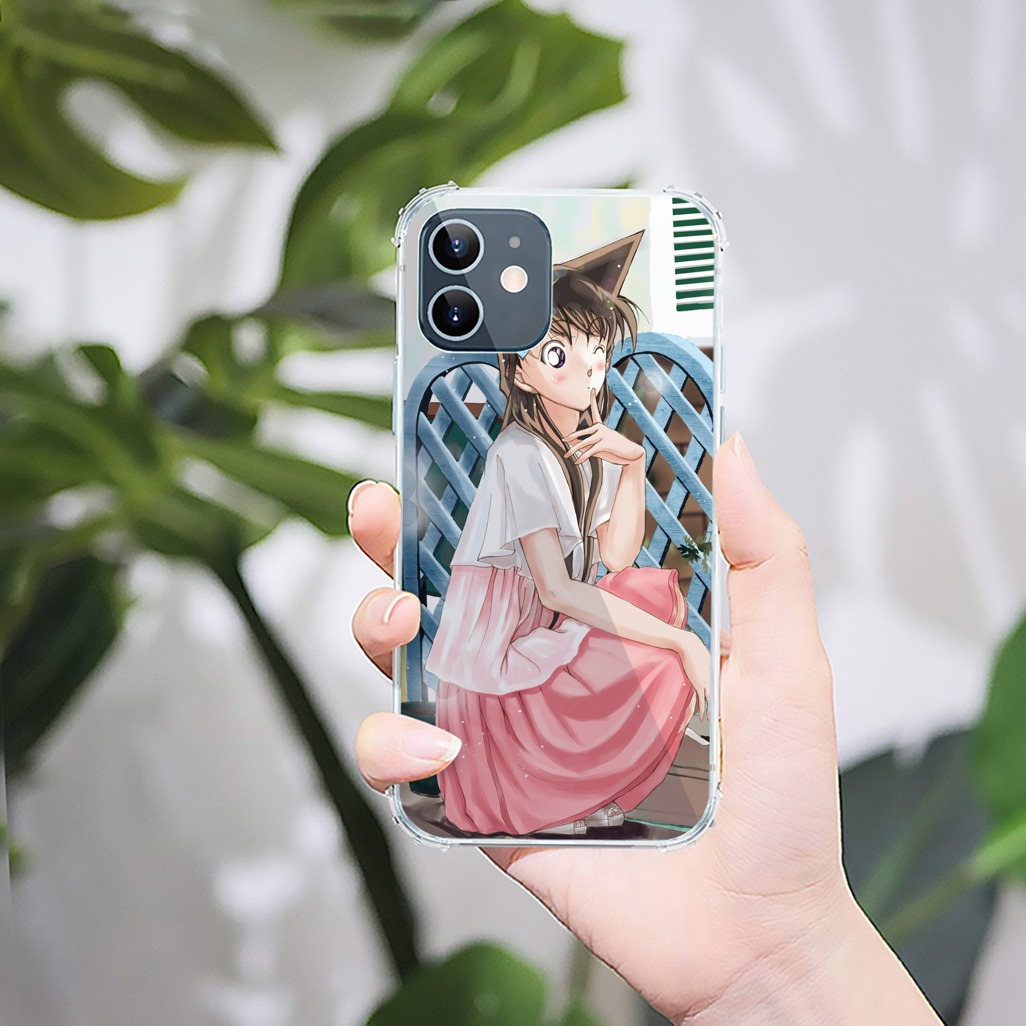 （画像用） 名探偵コナン Detective Conan 【iPhone 12シリーズ対応】透明スマホケース（クリアソフトケース）
